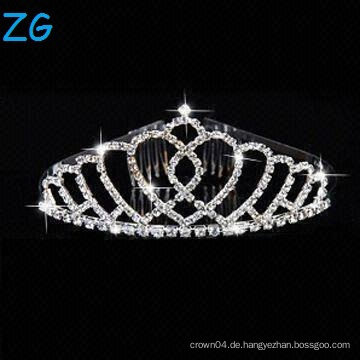 Klassische Kristall Miss Welt Tiaras Krone Hochzeit Braut Tiara